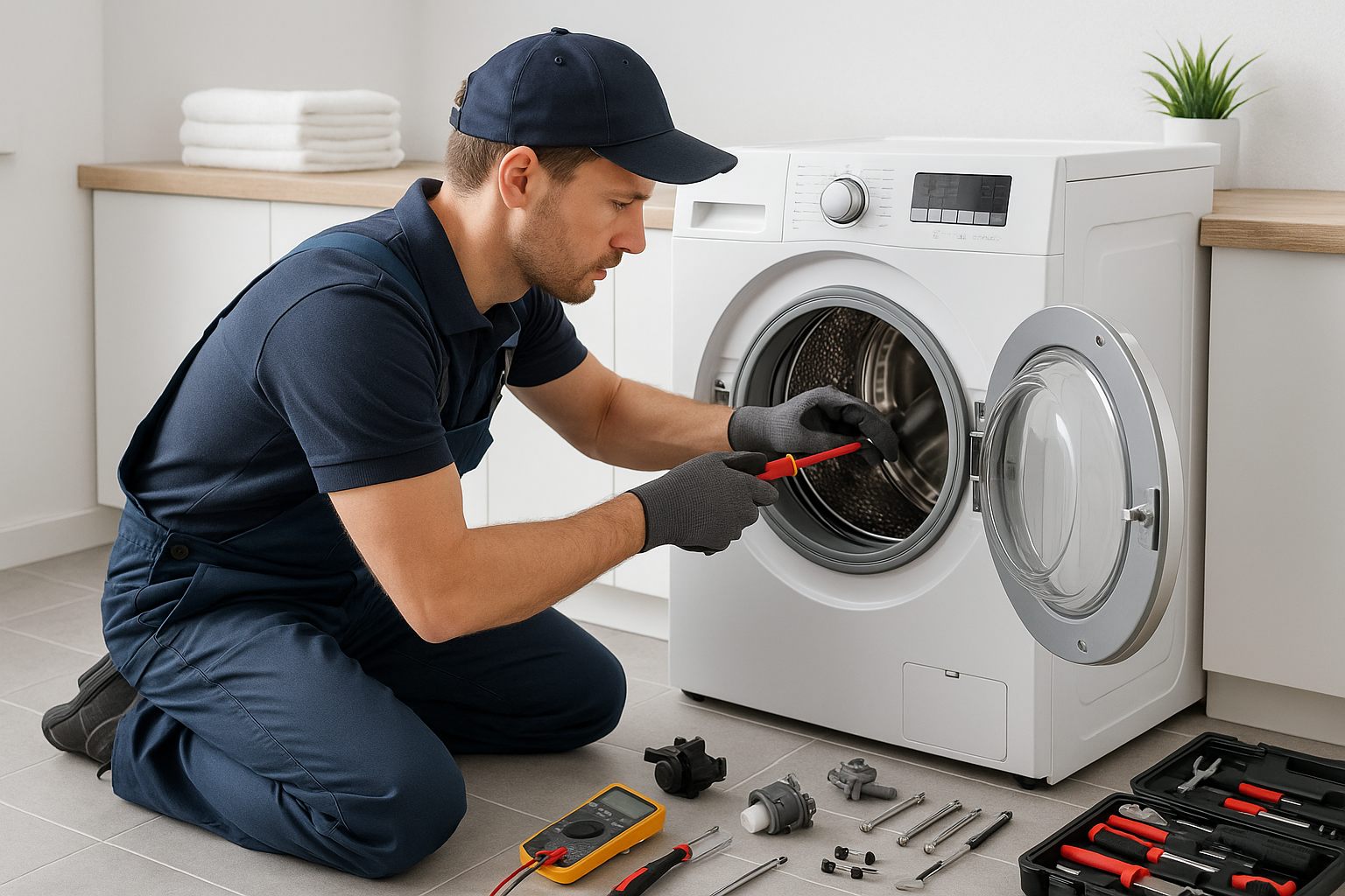 fixing washing machine